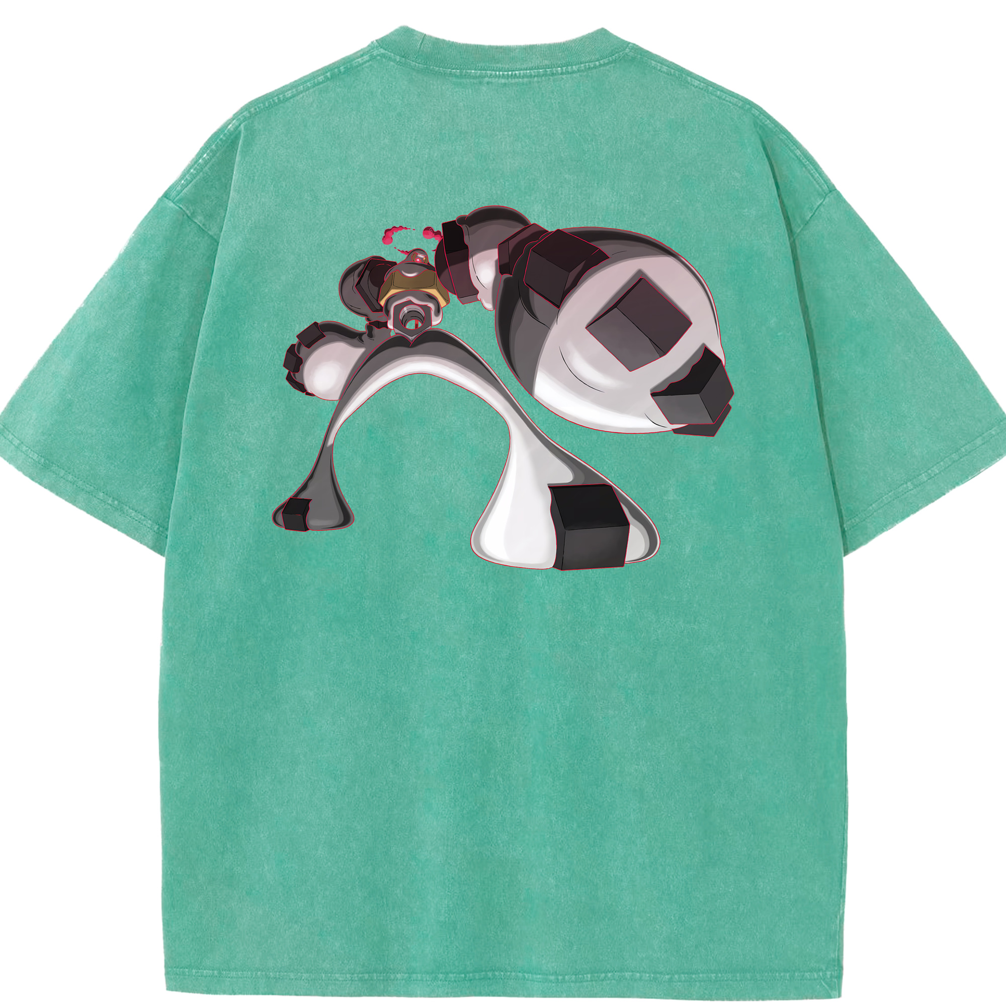 （画像用） ポケットモンスター Pokémon 綿100% ヴィンテージ風 半袖Tシャツ（背面プリント）